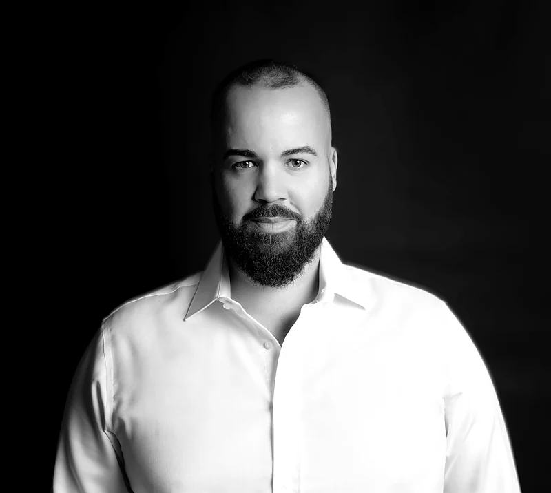 Marcos Gonçalves, retrato a preto e branco